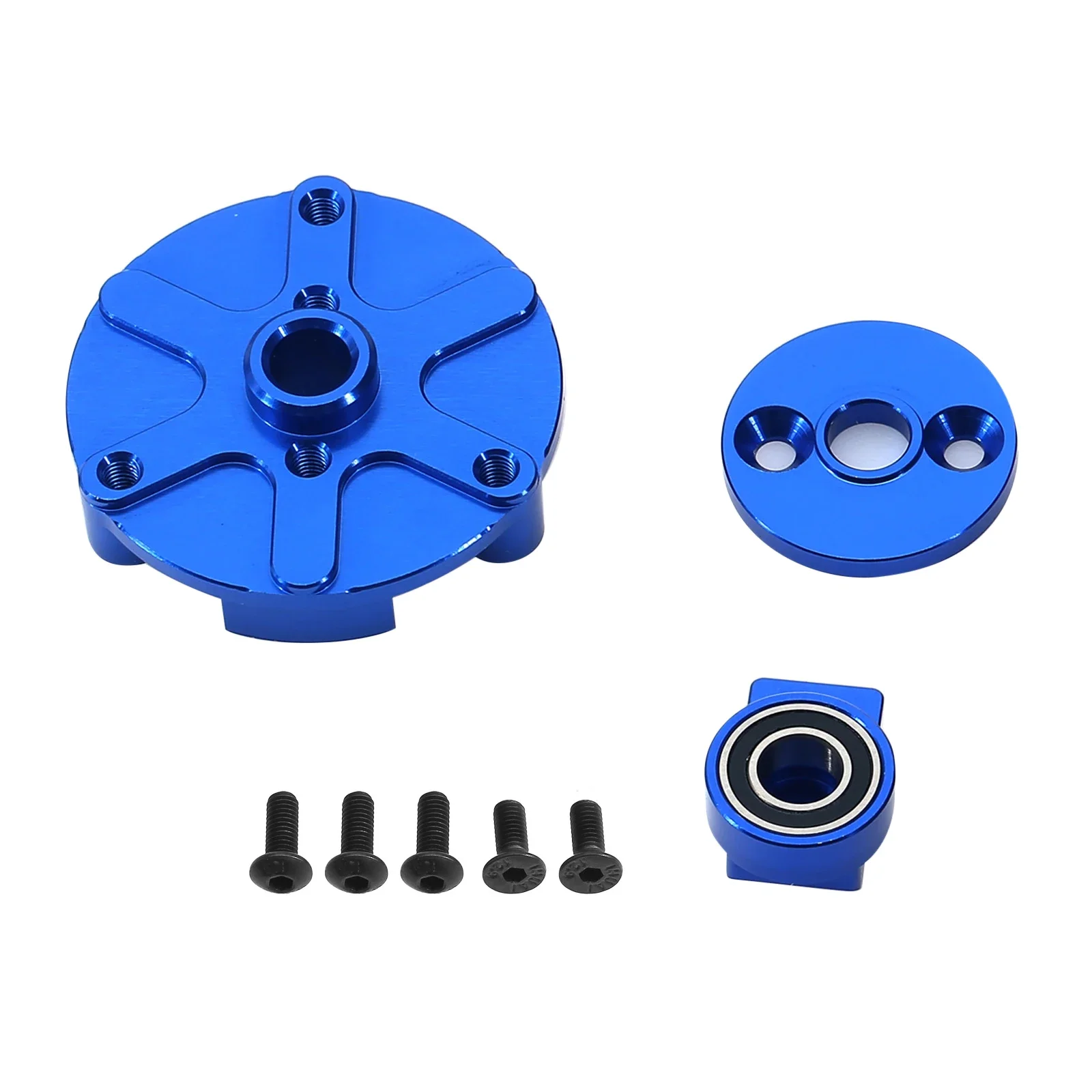 1 Set Replacement Aluminum Alloy Spur Gear Adapter Kit Upgrade Parts For Traxxas X-Maxx XRT 8S RC Car Accessories Dark Blue