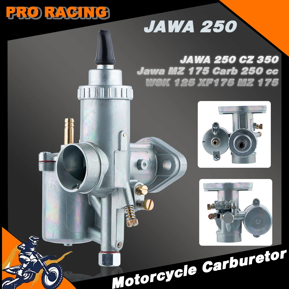 Carburador de motocicleta de alta calidad para JAWA 350 250 CZ 350 carburador 6V XF250 XF 250 Motocross Dirt Pit Bike Accesorios