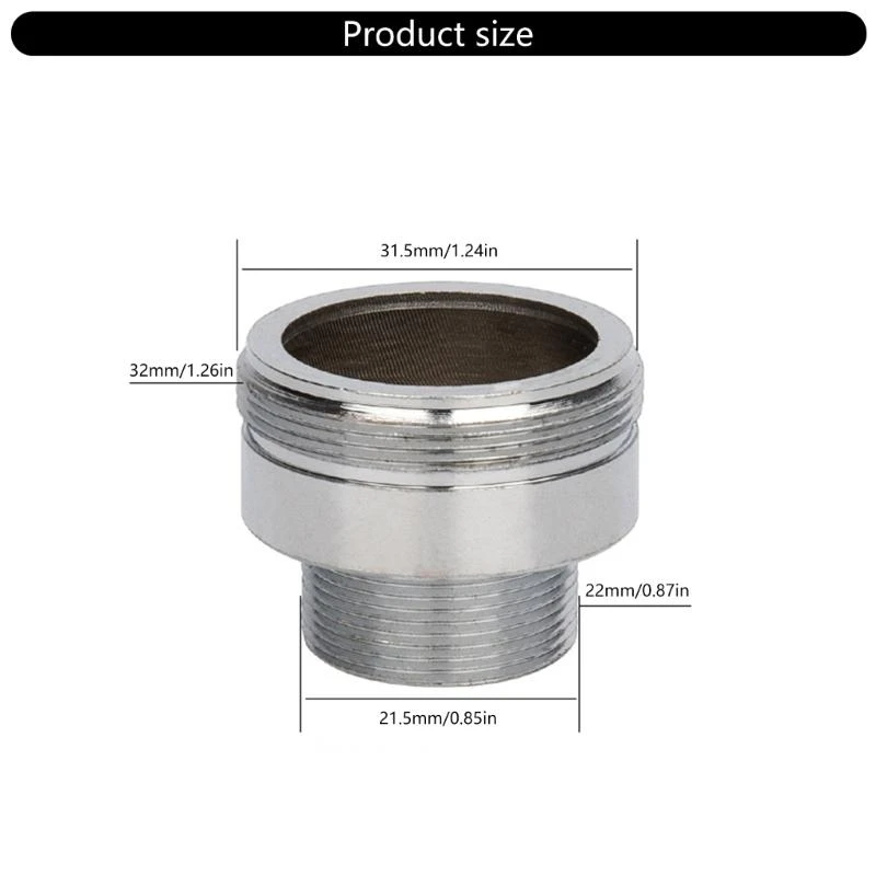 20 Pieces Tap Adapter Set Multipurpose Water Tap Connectors Thread Adapter for Kitchen Faucets and Garden Hose Use B95B