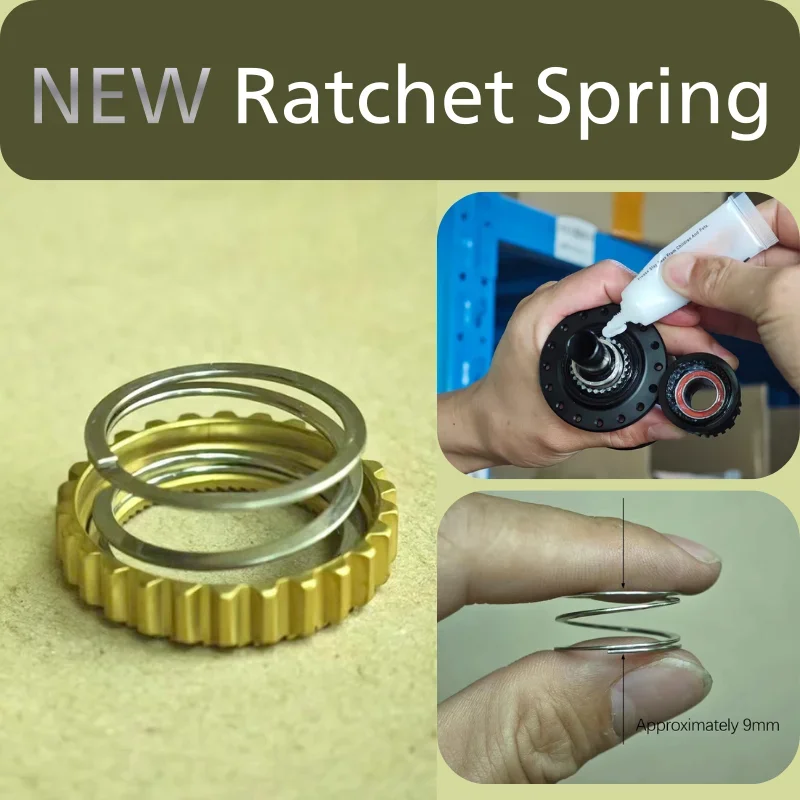 KEOS M370 M240 M180 Series Mountain Road Bike Ratchet Hub Flat Steel Spring for Swiss Ratchet Wheel Hub Repair Parts