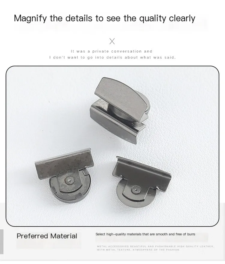 5Pc Magnetic Buckle Fasteners Clasps Snaps Buttons Bag Hardware Magnet Button For Handbag Snap Clasps DIY Craft Bags Accessories - Image 5