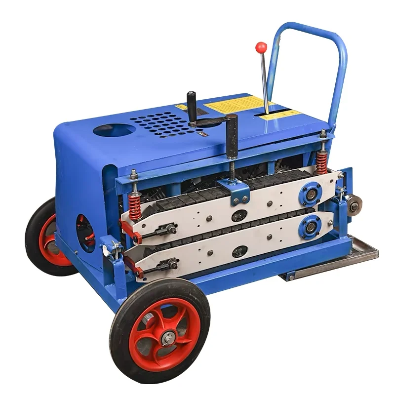 crawler electric start fiber optic c pulling machine conveyor cable wire telecommunication e puller