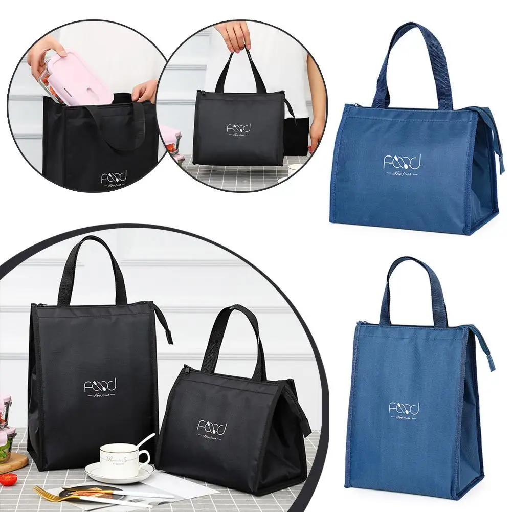 

Large Capacity Portable Insulated Lunch Bag Women Kid Picnic Work Travel Food Thermal Storage Container Bento Box Tote Bag