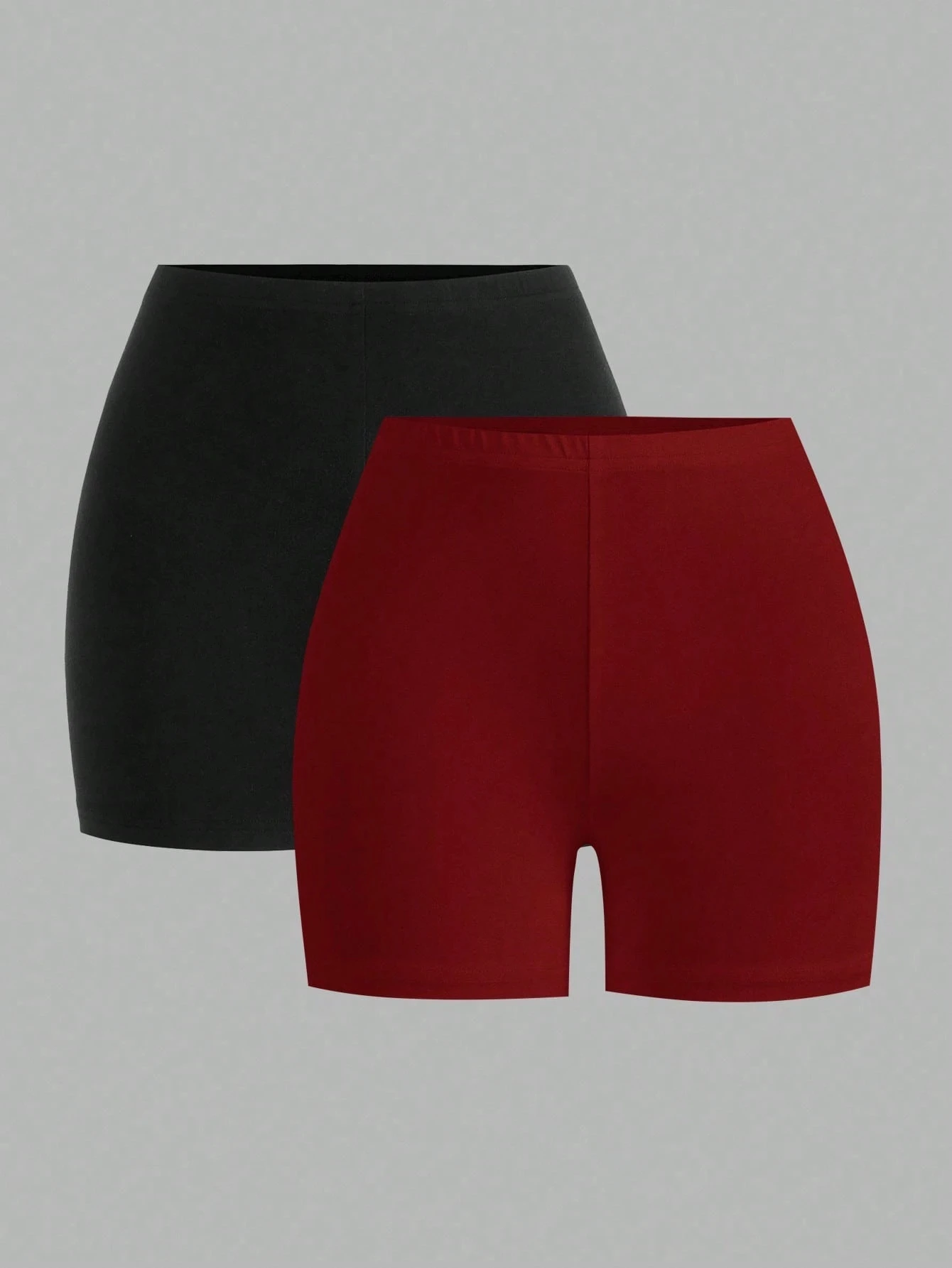 

Two-piece fashionable casual workout and sports cycling shorts in women's style (two pieces)