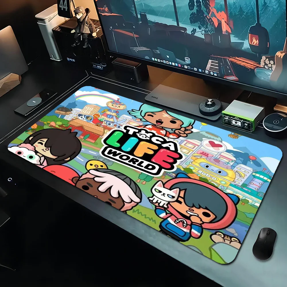 

T-Toca Boca Life W-World My Favorite Large sizes DIY Custom Mouse pad mat Size for Game Keyboard Pad