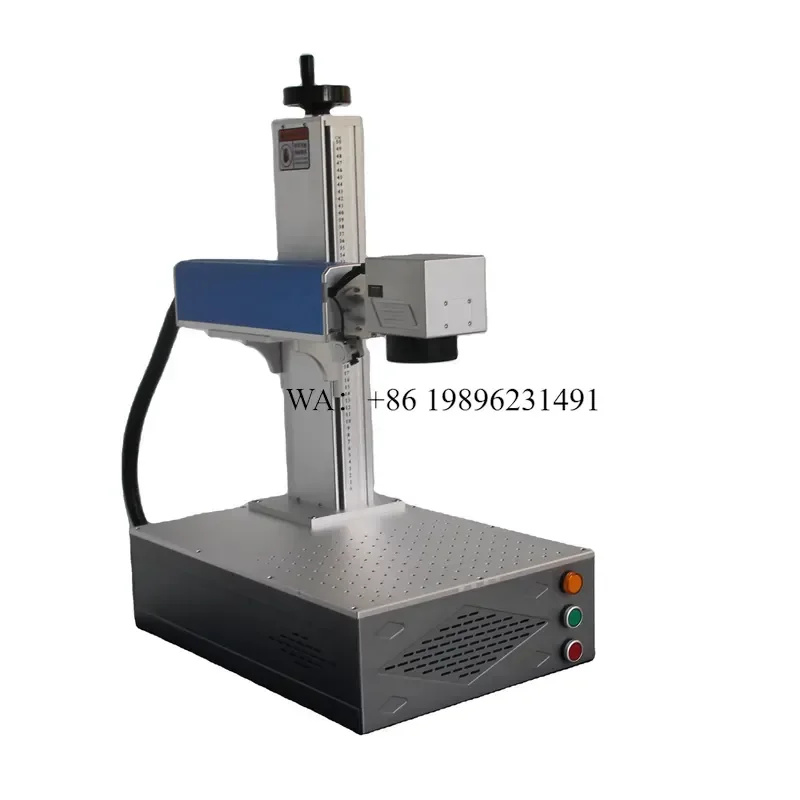 Wmwmnu for Raycus Portable Mini 30w 50w Metal Fiber Marking and Engraving for Small Business