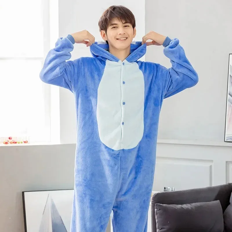Costumes de cosplay anime pour femmes et hommes, combinaison de dessin animé, pyjama à capuche en glouton mignon