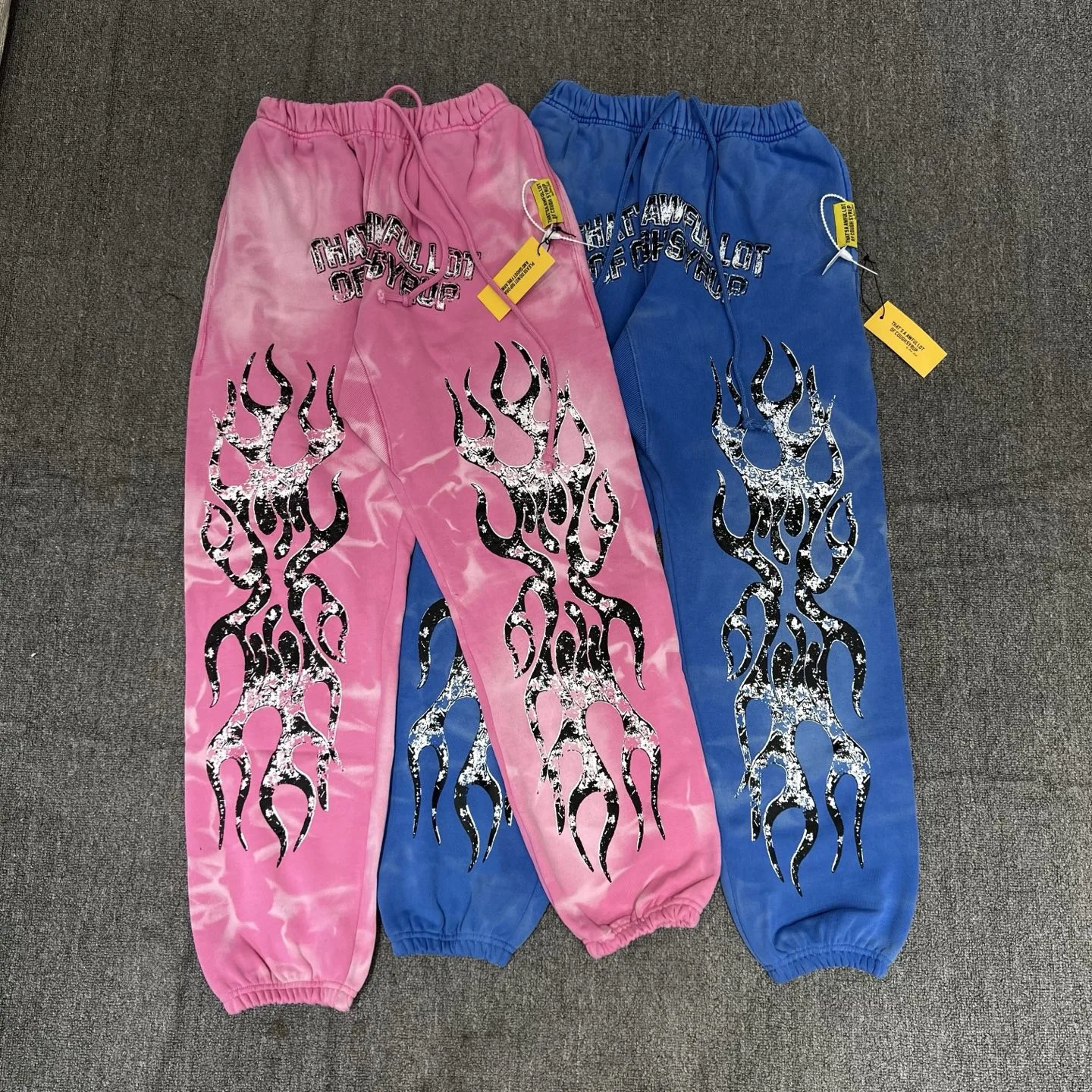 

Брюки с принтом в стиле ретро, свободного кроя, со средней посадкой, летние, модные, городские, молодежные, повседневные, с манжетами, спортивные штаны