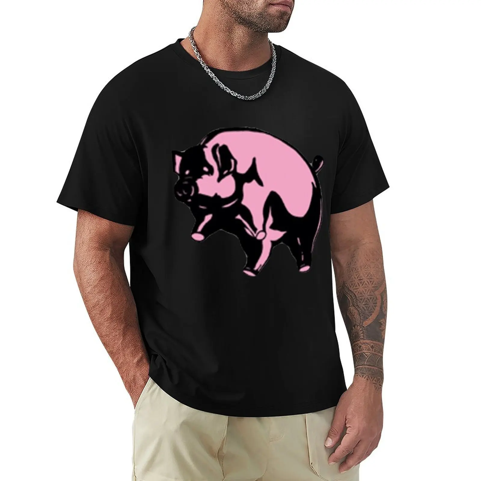 Pigs on the Wing T-Shirt Plus Size Loose Fit T-Shirt