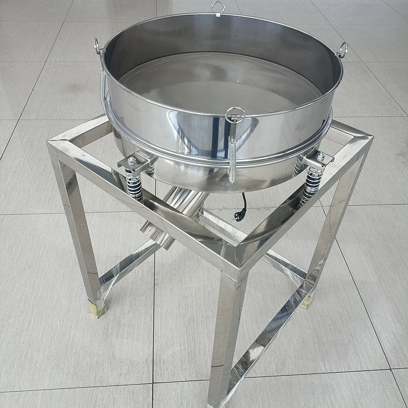 Vibrating Screen Powder Spraying Vibrating Small Electric Screen Separating Powder Machine Screening Machine Flour