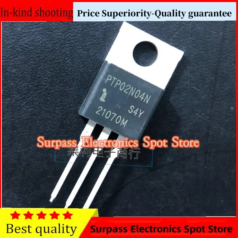 10PCS-100PCS  PTP02N04N  MOS N TO-220 40V 280A  Price Superiority-Quality guarantee