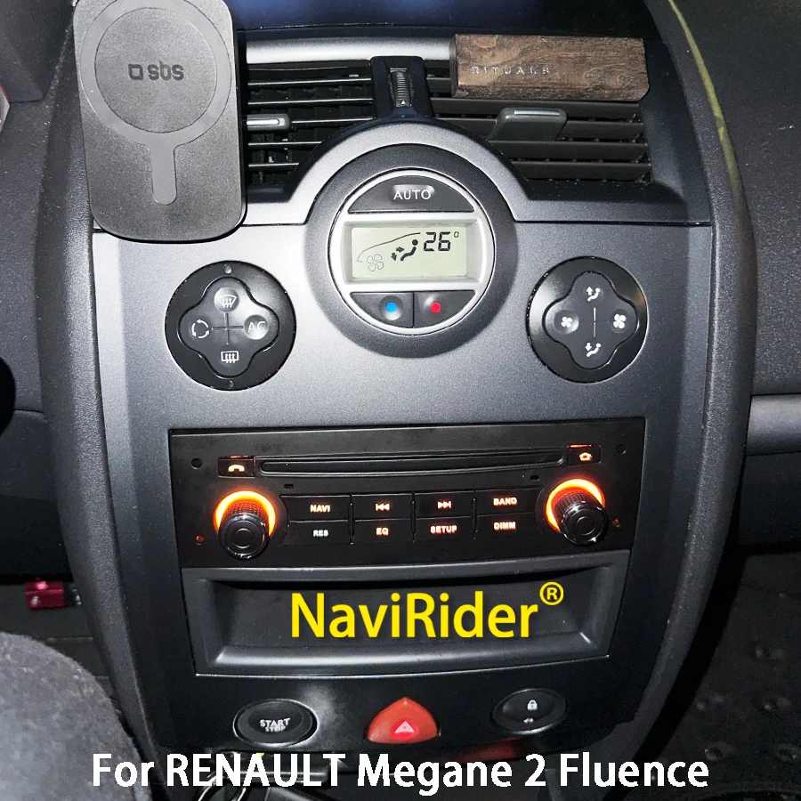 

Панель для RENAULT Fluence для RENAULT Megane 2 2002-2008 Plug To Play OEM-стиль Панель управления для экрана Android Автомобильный видеоплеер