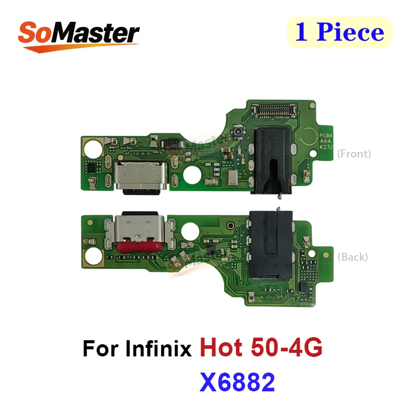 USB Charging Dock Board For INFINIX Hot 50 5G PRO 50i 4G X6882 X6720 X6531 X6881 Charger Port Connector Flex Cable Repair Parts