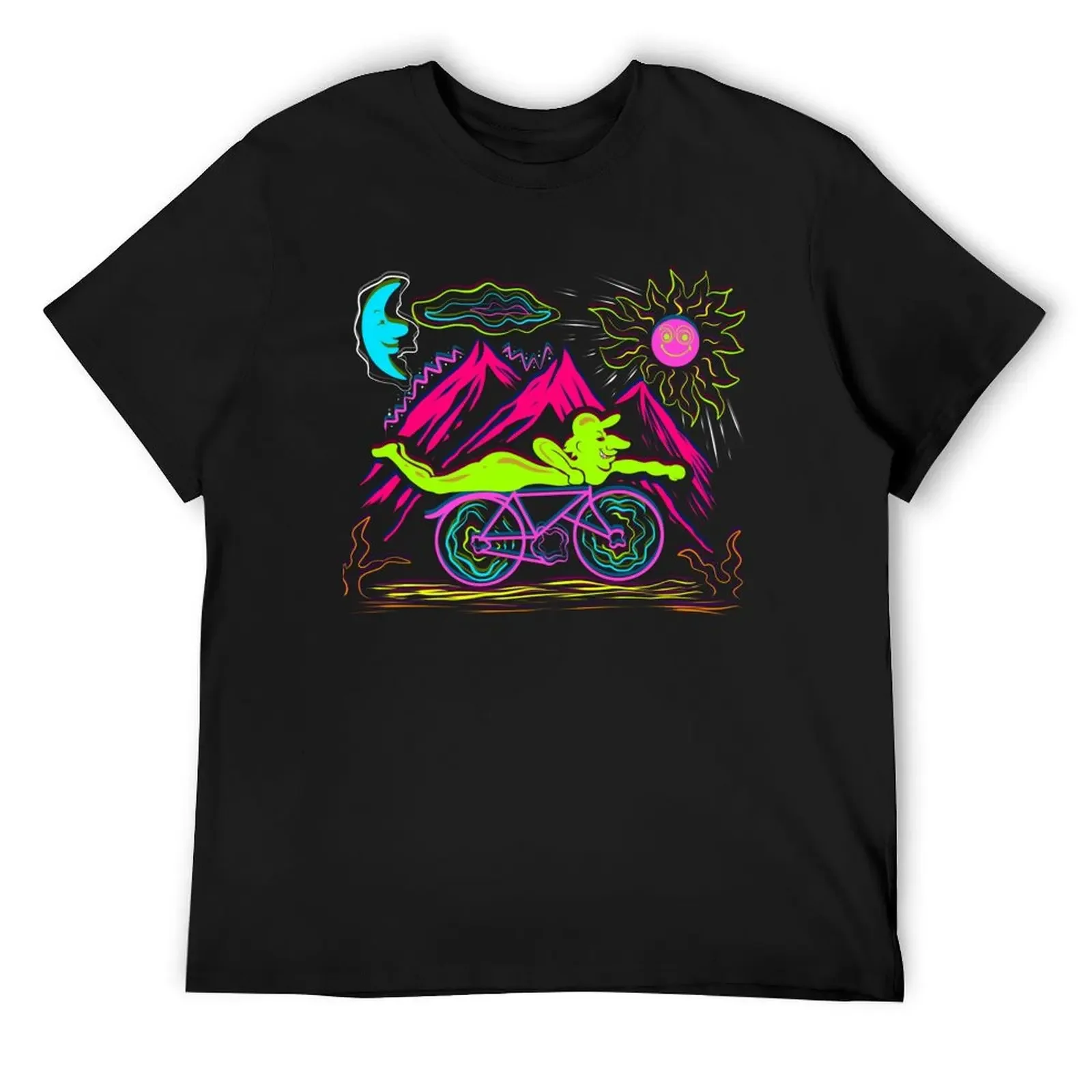 

Bicycle Day 1943 LSD Acid Hofmann Trip Hallucinogen T-Shirt designer shirts cheap stuff mens graphic t-shirts big and tall