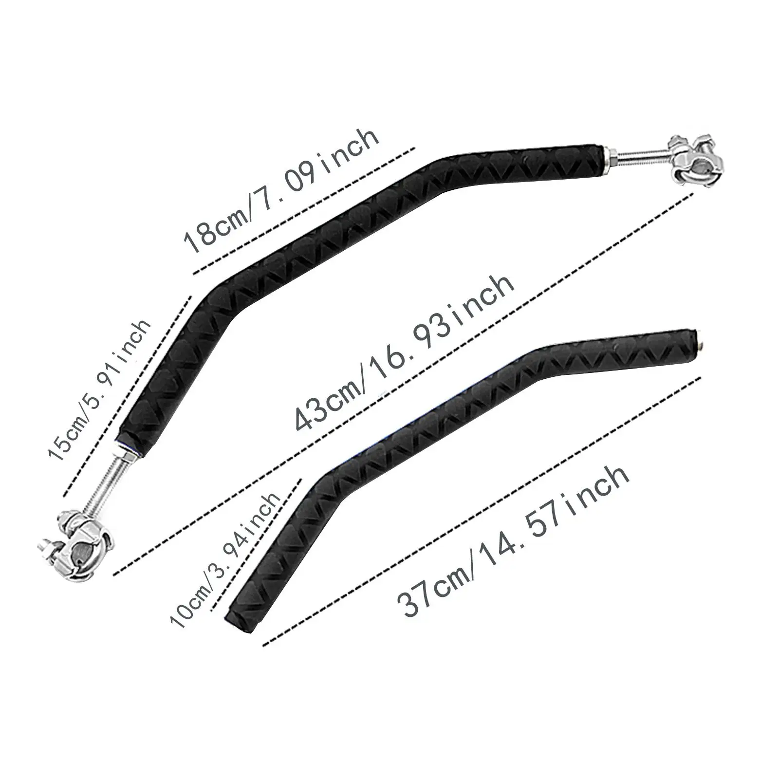 

Multi Purpose Motorcycle Cross Bar Handlebar Extender Extension Sturdy Balance Support for Road Bike Scooter Electric Vehicle