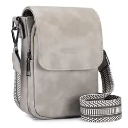 Mini Crossbody Bag Portable Mobile Phone Bag Multi-pocket Card Slot Fashion Function Adjustable Shoulder Strap