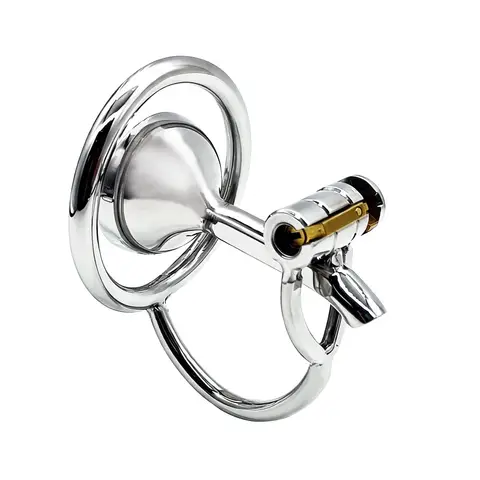 Reverse-type Chastity Cage Stainless Steel Male Chastity Device Erotic SM Cock Cage Penis Abstinence Adult Sex Toy Chastity Lock