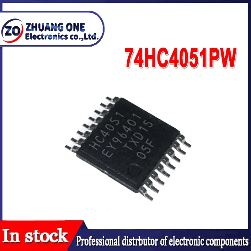 (10piece)100% New 74HC4051PW HC4051 74HC4052PW HC4052 74HC4053PW HC4051 74HC123PW HC123 TSSOP16 Chipset