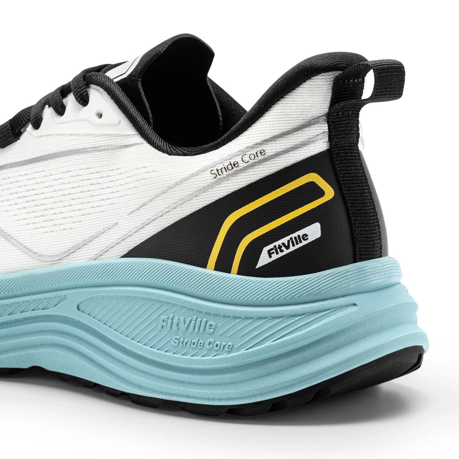 FitVille Herren-Sportsneaker mit breiter Zehenpolsterung, atmungsaktive Freizeitschuhe zum Gehen und Laufen, bequeme Jogging-Schuhe für Männer. – Detail 11