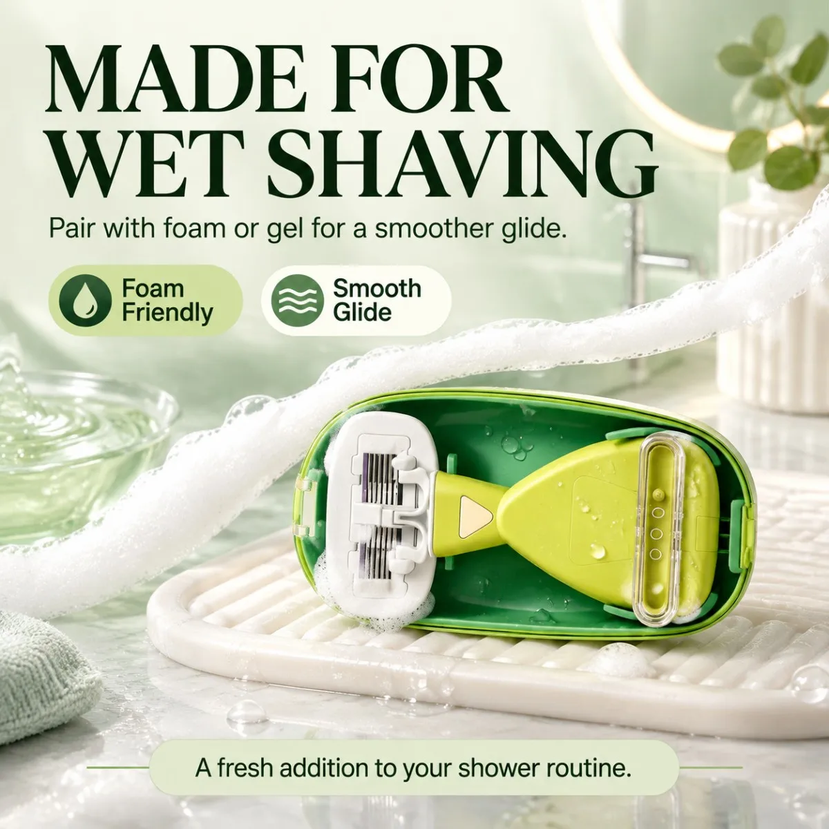 Portable Women Razor for Travel Face Leg Bikini Body Hair Shaving With Protective Net Blade Lady Manual Shaver Set