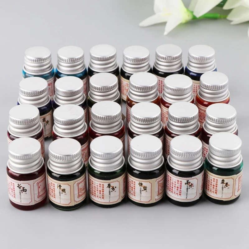 7ml 24 Solar Terms Multifunctional Color Painting Stationery Supplies for Writing Drawing Painting
