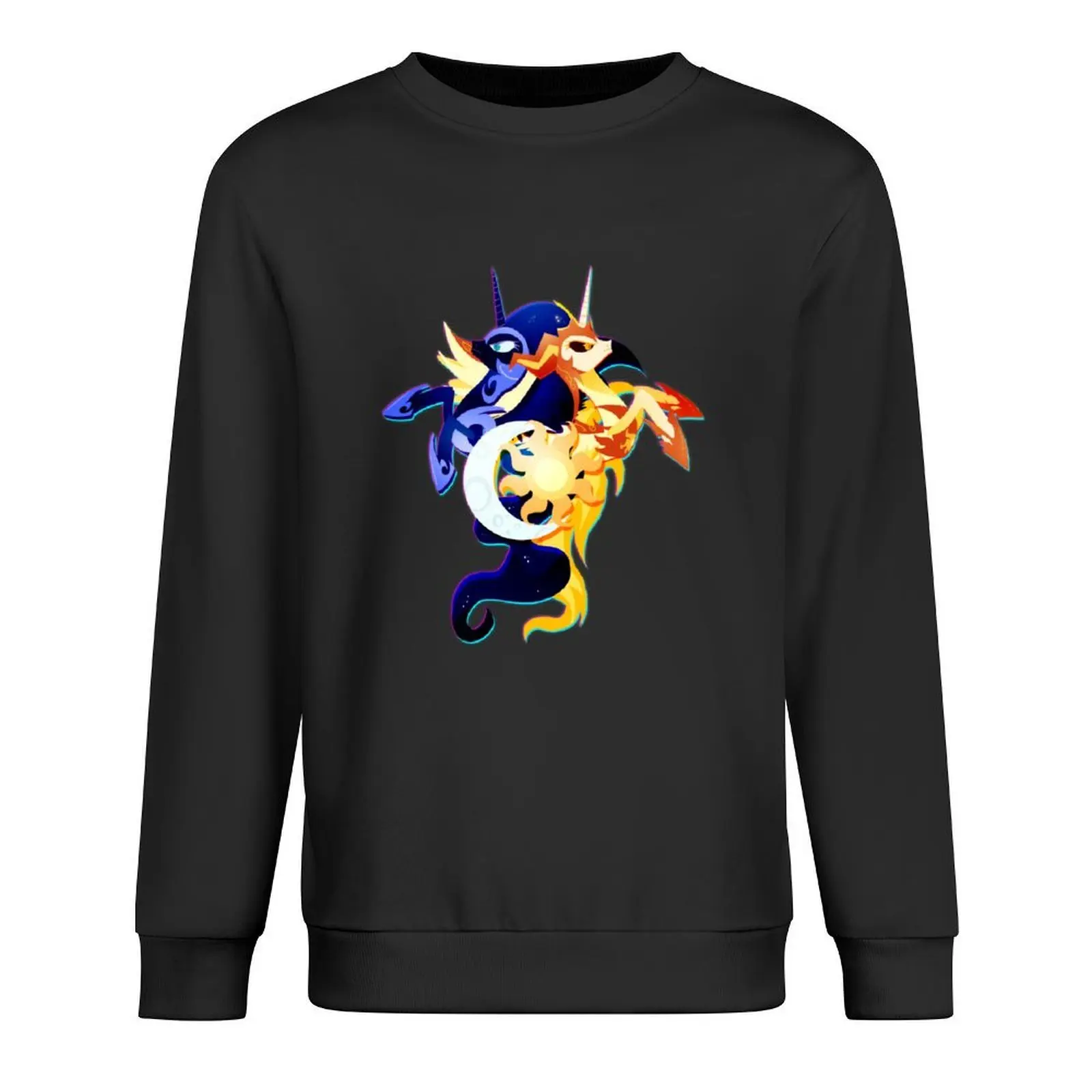 

Nightmare Moon and Daybreaker Pullover men clothes korean clothes autumn jacket men winter clothes sweatshirt for men