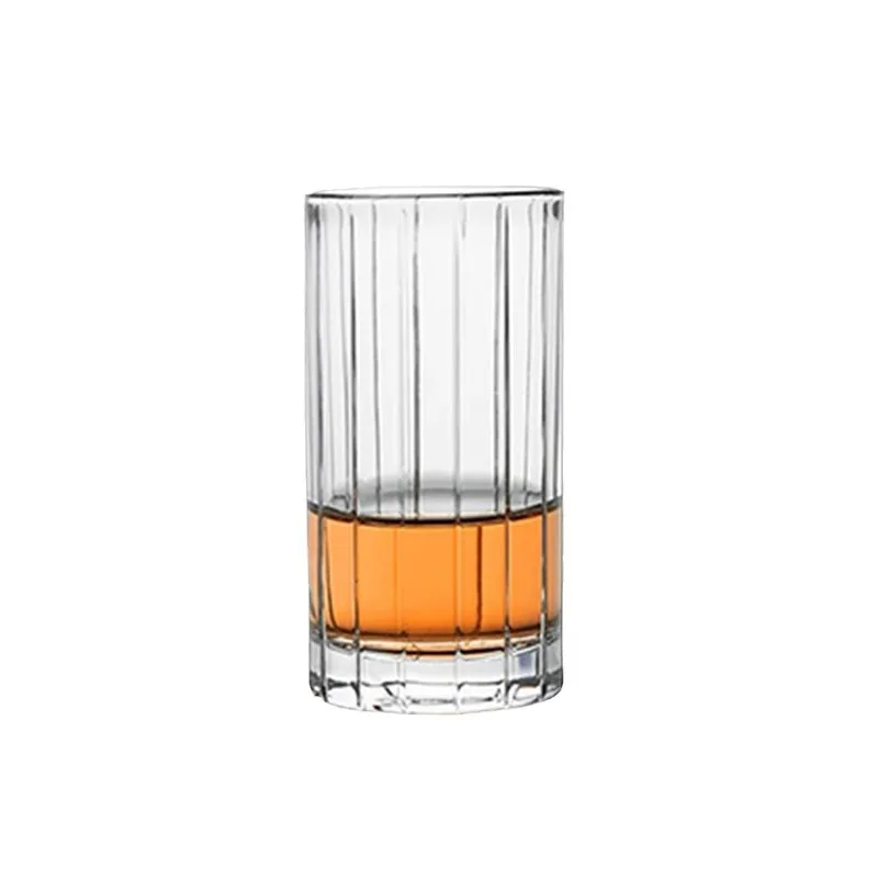 

Light luxury high-end crystal glass Karen Nordic style whisky cup flat-bottomed glass wine