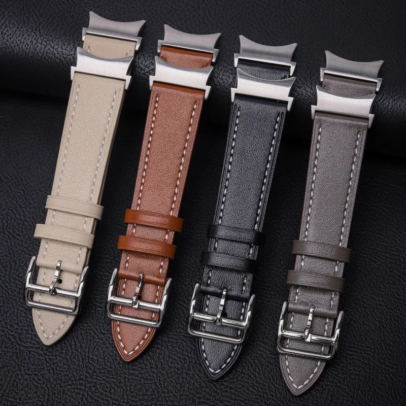 

For Samsung Galaxy Watch4 5 Watch Leather Strap Comfortable Fabrics Guaranteed Quality Watch5 Strap 42mm46mm