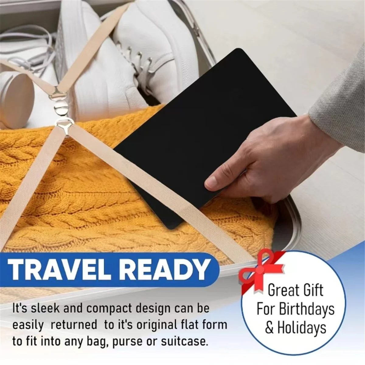 N38R_Airplane Travel Essentials for Flying Flex Flap Cell Phone Holder