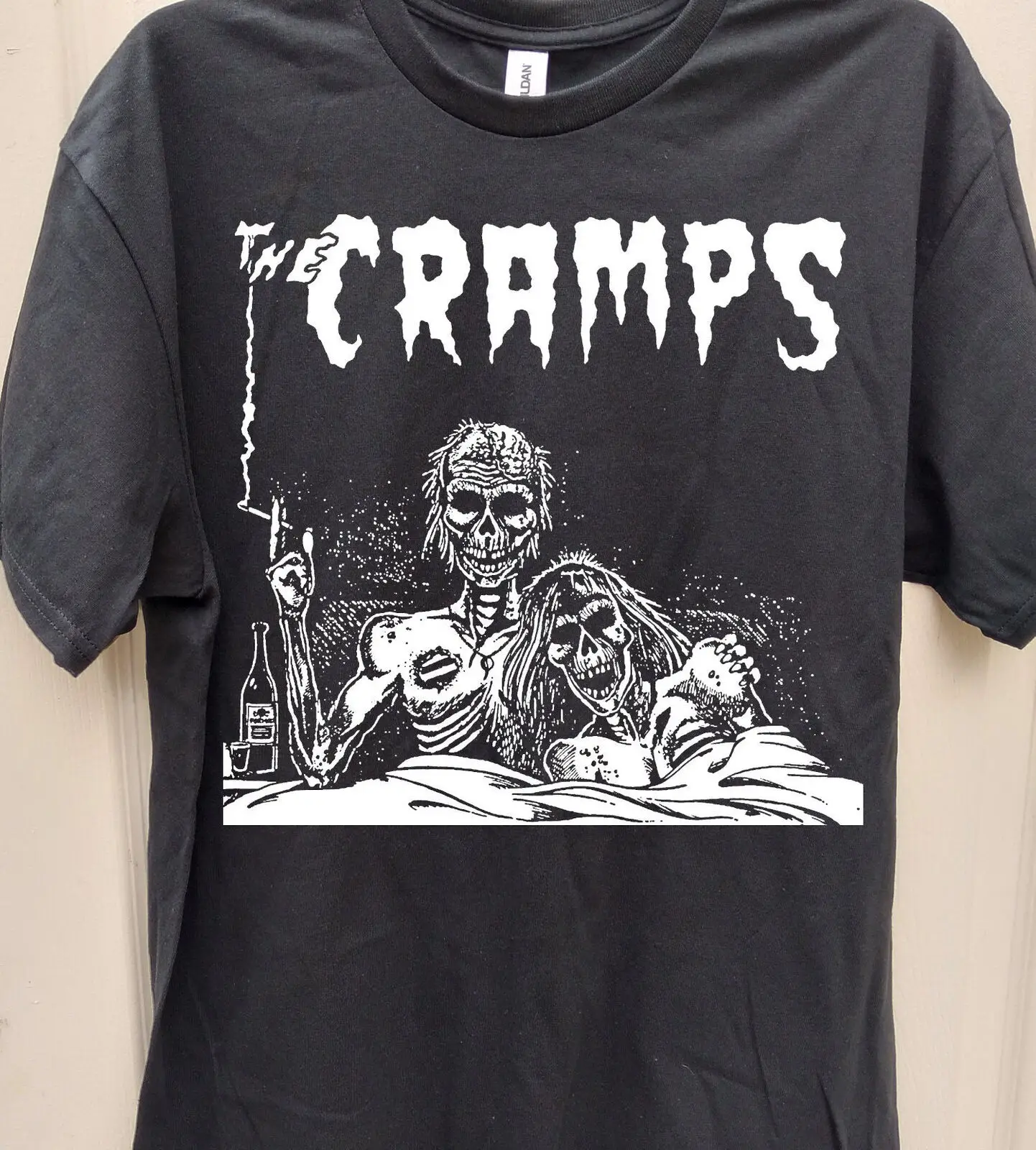 The Cramps Black Short Sleeve Cotton T-shirt Unisex S-5XL Men Women VN0945