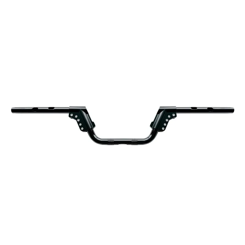 Motorcycle adjustable handlebars for 23.5-26 road gliding, easy adjustment, black plating