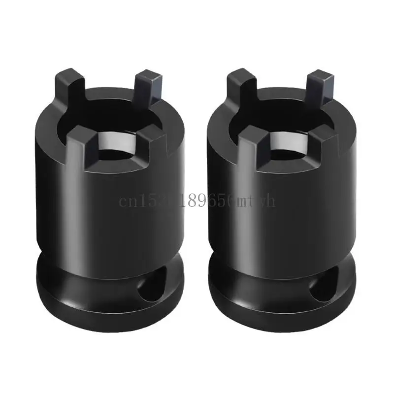 

2Pieces Grinder Socket Wrench 1/2Inch Adapter 4Pin Spanner for Cordlessly Power Tool and Grinders Easy Twisting B03D