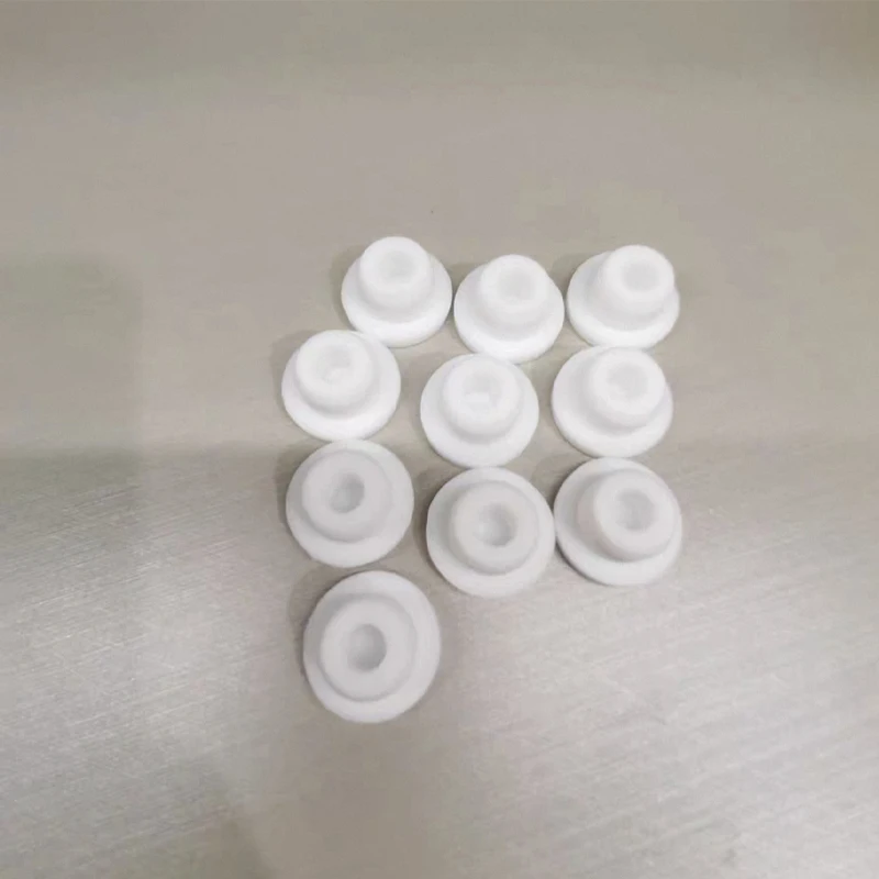 White 1/5/10-30Pcs 15-37.6mm High-Temperature Resistant Silicone Plug Soft Sealing Plug Screw Hole Nut Cover T-shaped Hole Plug