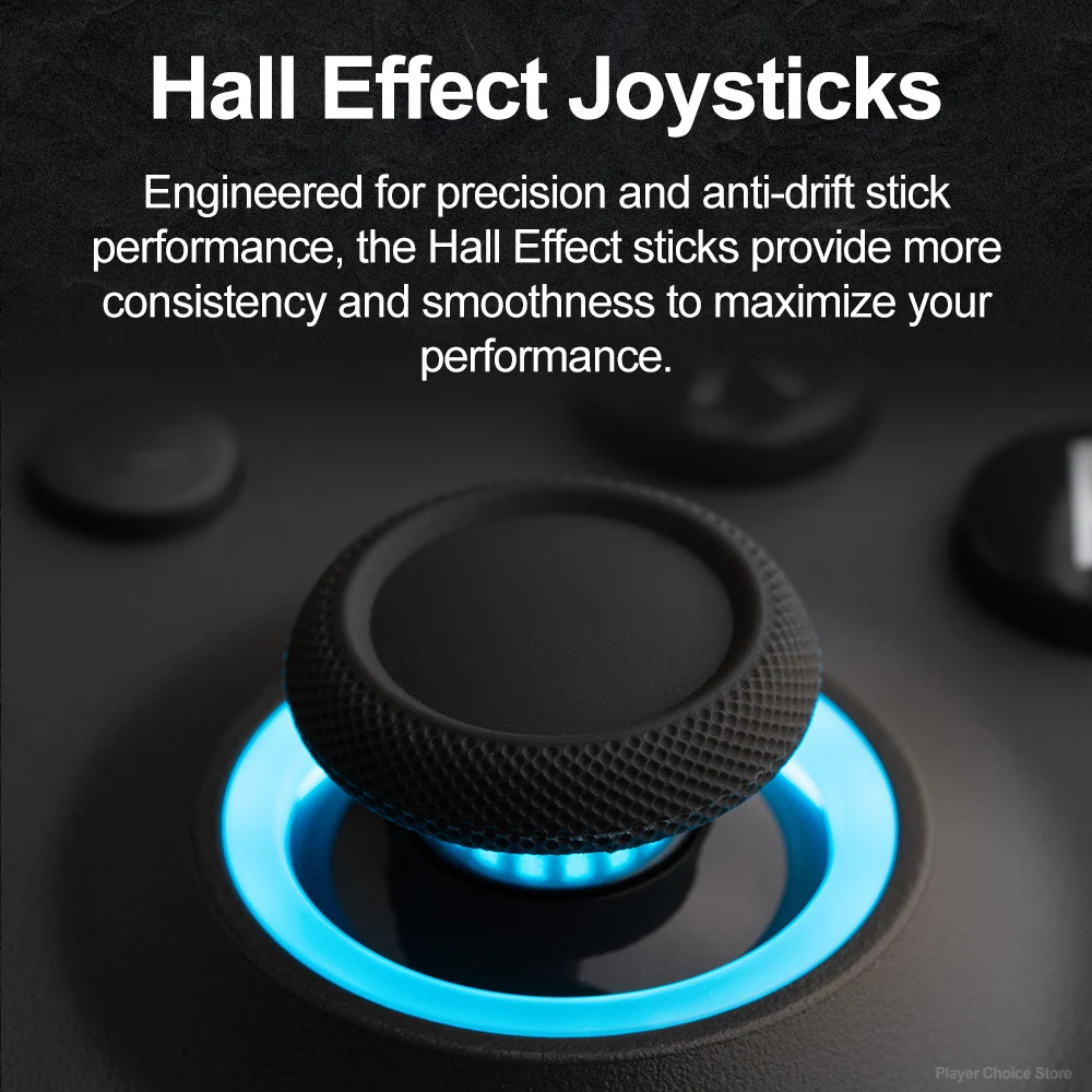 8BitDo Ultimate C Wired XBOX Controller Gamepads PC Xbox Series X S, Xbox One RGB Light Fire Ring Hall Effect Sticks for windows image 4
