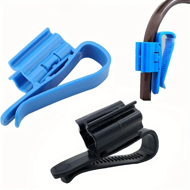 Aquarium Tubing Clamp 2pcs – Flexible Hose Holder, ABS Construction, Secure Filter & Hose Mount for Fish Tank Maintenance