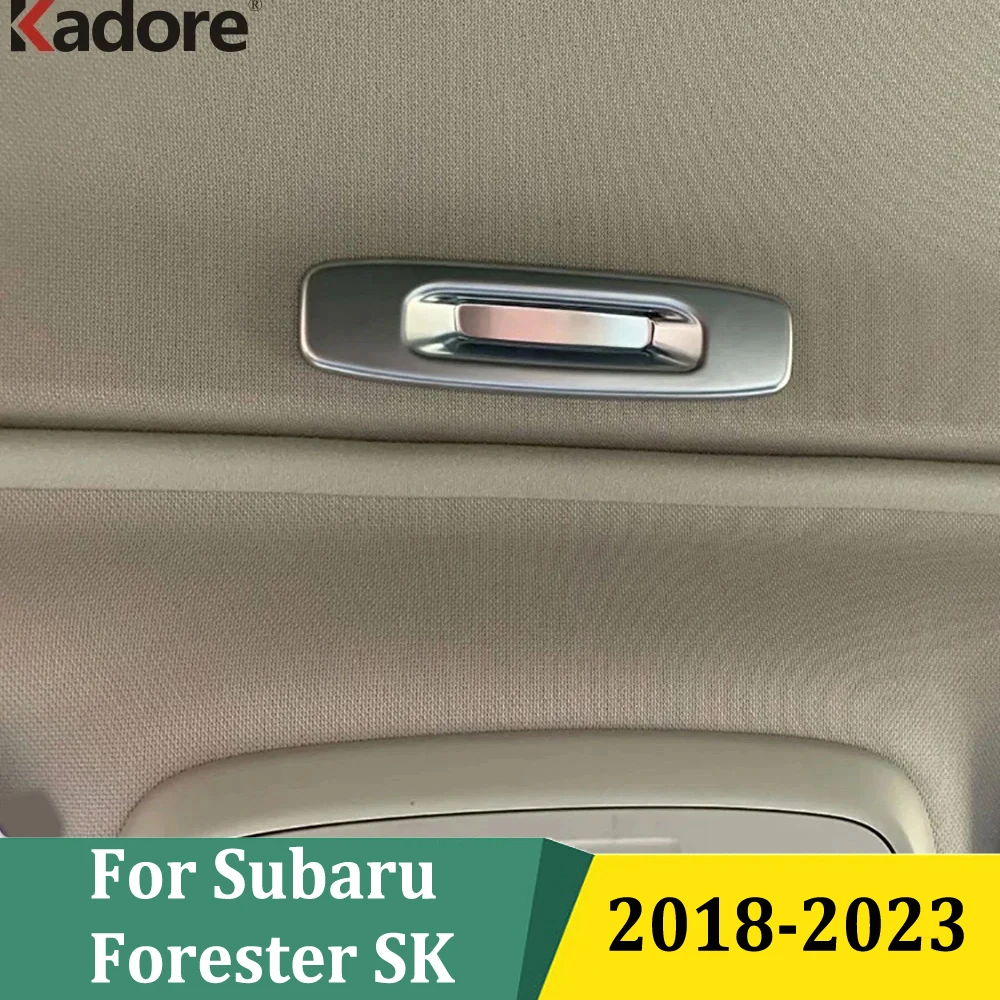 

For Subaru Forester SK 2018-2021 2022 2023 Matte Roof Sunroof Handle Cover Inside Door Handle Sticker Decoration Car Accessories