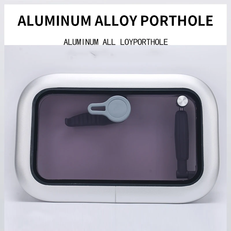 

Aluminum Alloy ship Porthole Tempered Glass Rectangular Hatch Porthole Marine Fittings 231x176MM-507x392MM