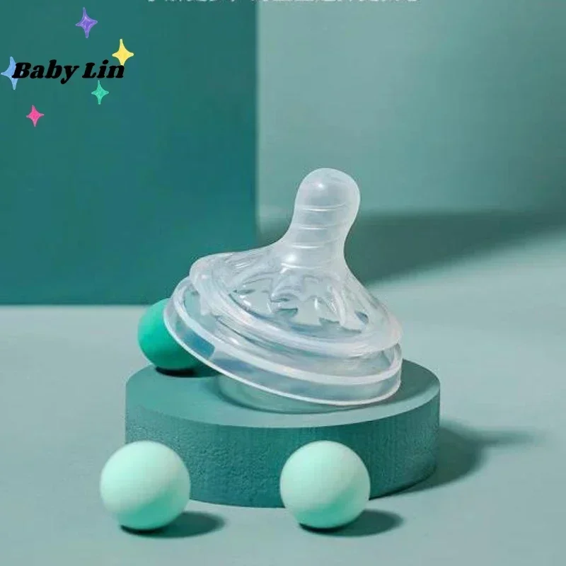 5.5cm Wide Bore Breast Milk Nipples Baby Liquid Food Grade Silicagel Nipple Bottle Accessories Maternal Infant Supplies