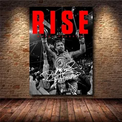 Vintage Boxing Manny Pacquiao Canvas Print Poster Retro Bar Cafe Wall Art Sports Decor for Home Perfect for Boxing Enthusiasts