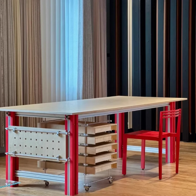 

Ocean board desk Office computer Simple modern desk Designer workbench Desk