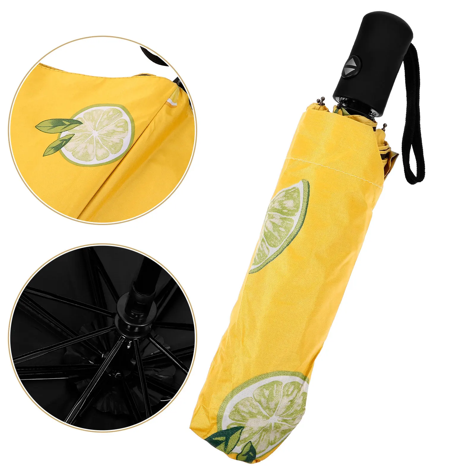 

Folding Travel Automatic Sun Rain Umbrella Lightweight Compact Portable Umbrella for Camping Business Daily Use