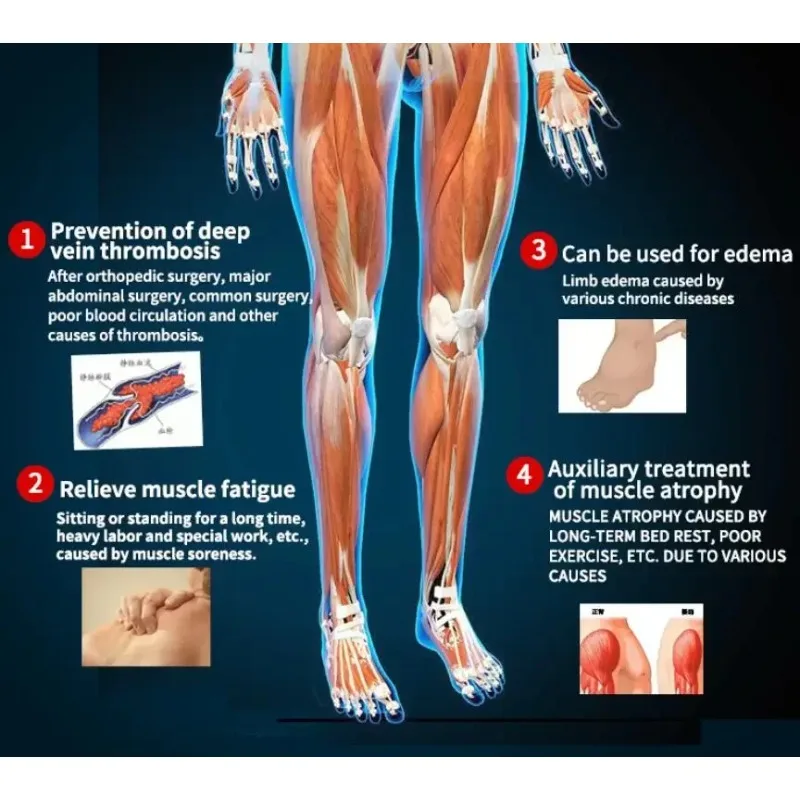 Produsen Cina Peralatan Terapi Pijat Kaki Kompresi Tekanan udara