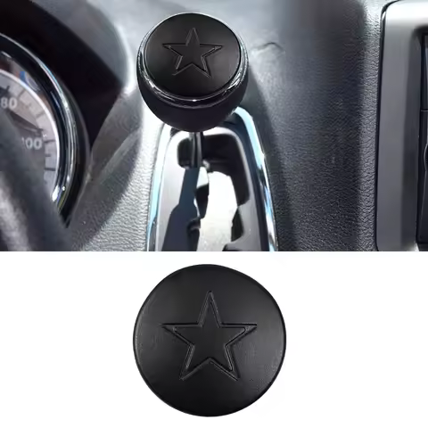 Car Lever Shift Knob Cap Cover Black ABS For Dodge for Caravan Chrysler Town And Country 2011-2020