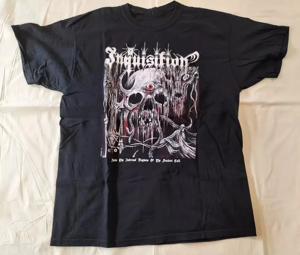 Inquisition Band Music For Lovers Black T-Shirt Cotton Full Size BL784