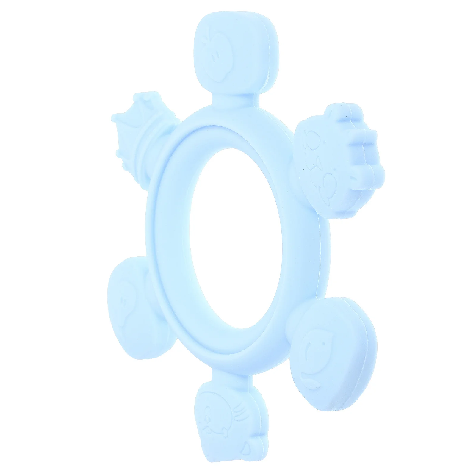 الطفل التسنين سيليكون التسنين الرضع لمدة 6-12 شهرا سهلة قبضة التحفيز الحسي التسنين عضاضة الطفل للأطفال #3