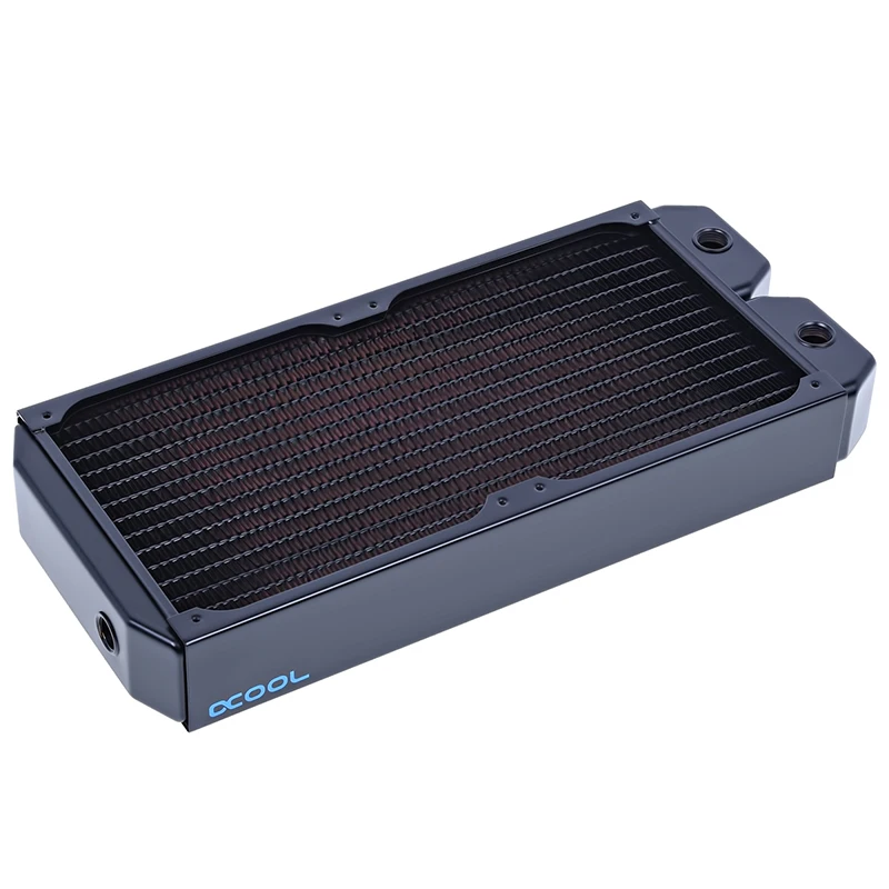 Alphacool NexXxoS XT45  Full Copper 280mm Radiator,324 x 144 x 45mm,Computer Liquid Loop Build  Water Cooling Thick Radators