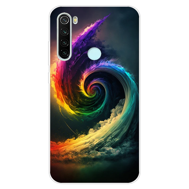 For Xiaomi Redmi Note 8 2021 / 8T Back Cover Silicone Phone Case For Redmi Note 8T Note8T 8 T Funda Note8 Pro Coque Bumper Shell