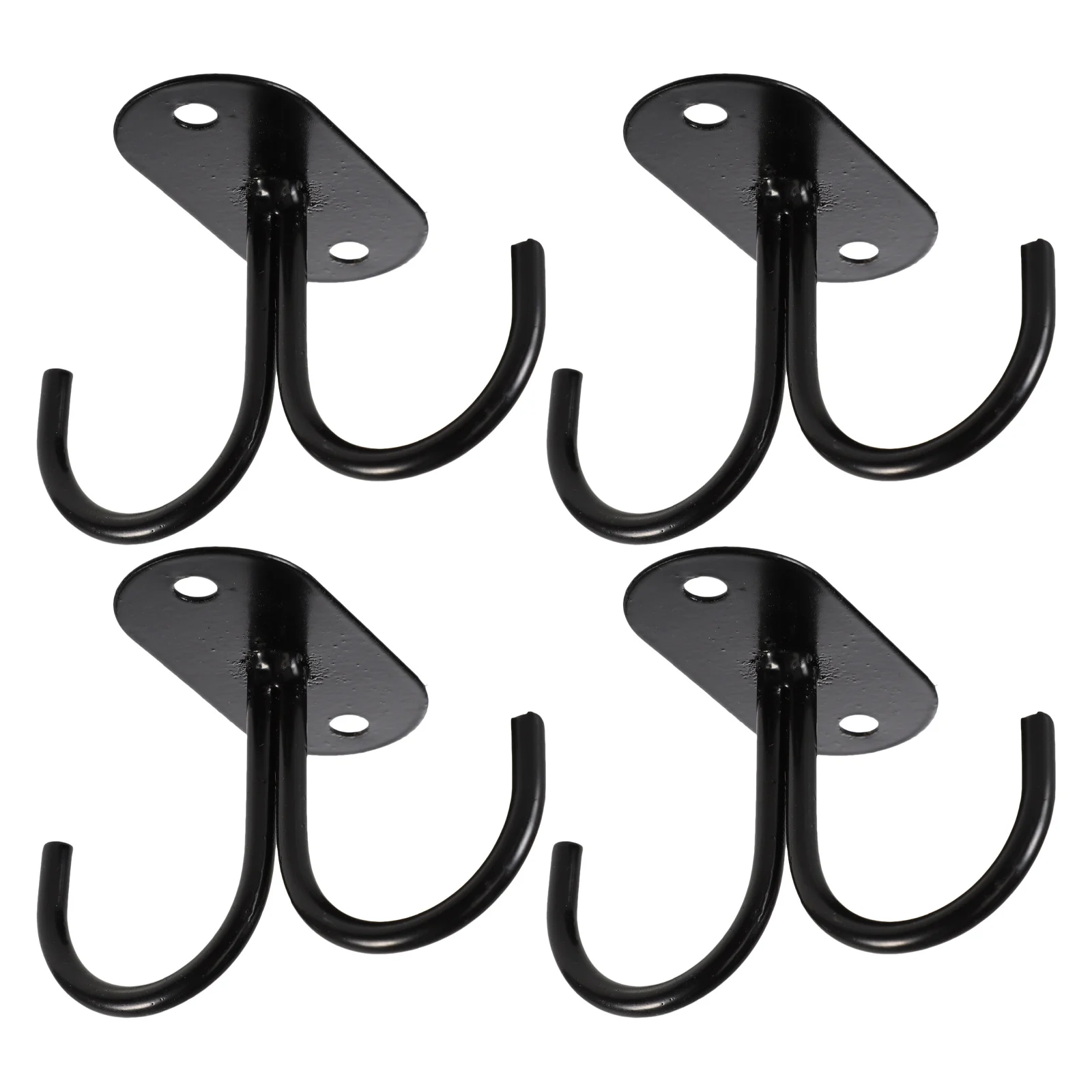 4pcs Kitchen Holder Hooks Mug Hanging Racks Coffee Holders Drying Hooks Storage Organizers Home Decor Iron Mug Racks Under