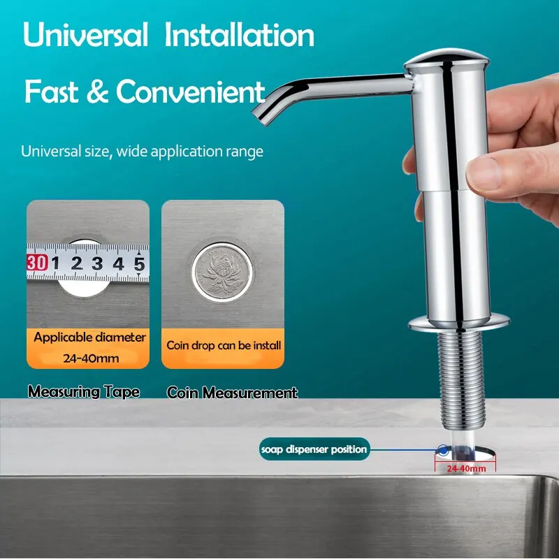 حوض BAOKEMO مع أنبوب تمديد تصميم ممتد موزع ضغط يدوي تدفق كبير للمطبخ