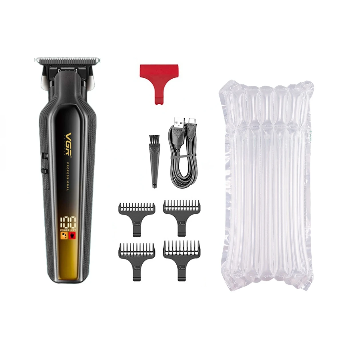 VGR Haartrimmer Snoerloos Haarknipper Elektrisch Haartrimmer Professioneel Haar knippen Barbier DLC Blade Trimmer voor mannen V-930